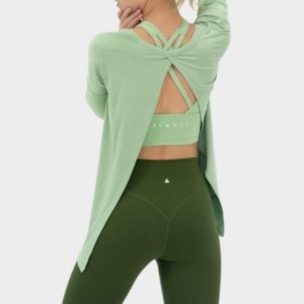 Balance Athletica Open Back Long Sleeve Vista Top